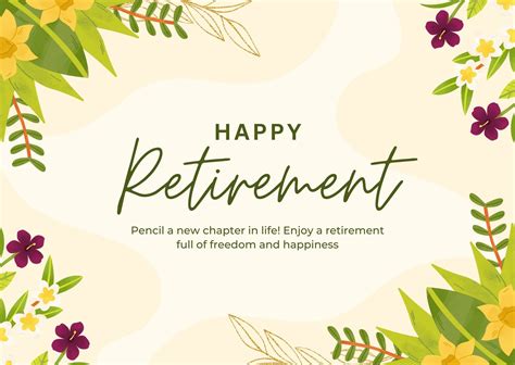 Retirement Cards Printable Designs