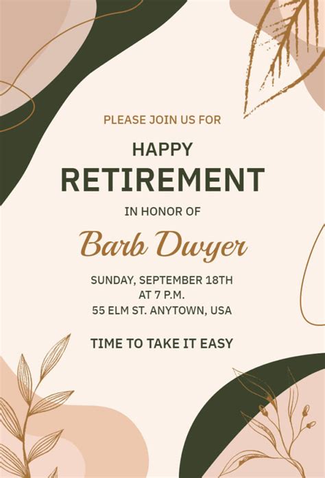 Image of Retirement Party Invitation Ideas