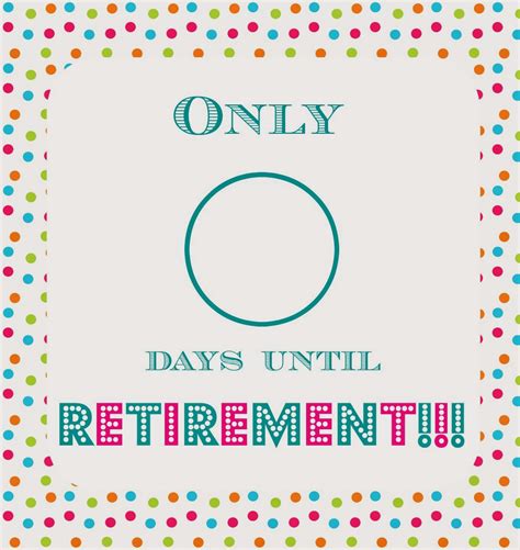 Retirement printables