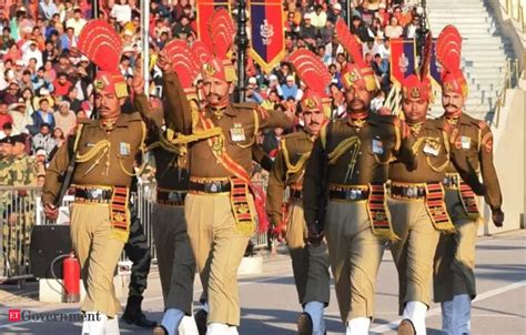 Military personnel participating in a retreat ceremony