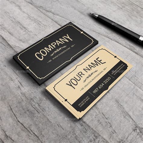 Retro Business Card Design