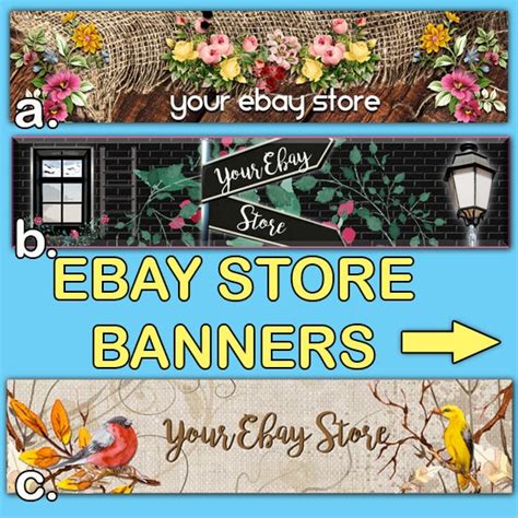 Retro Ebay Store Banner Template