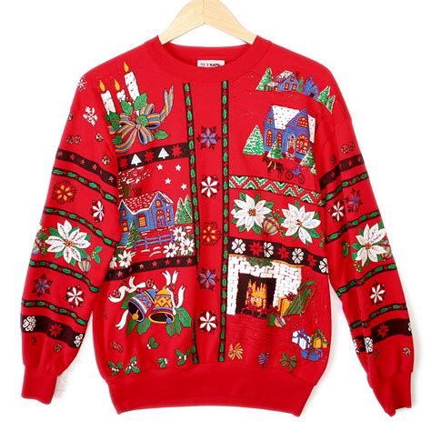 Retro-Inspired Designs Ugly Christmas Sweater