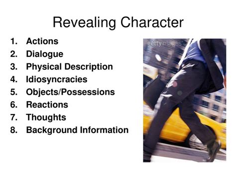 Revealing character