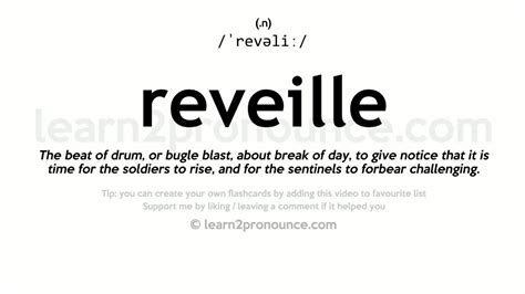 Reveille Meaning