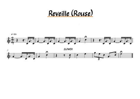 Reveille Trumpet Music