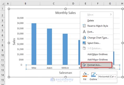 Reverse Axis Excel