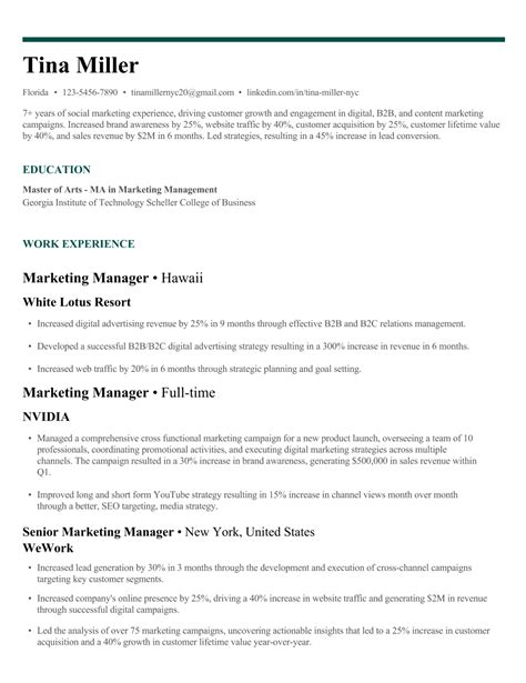 Common Mistakes to Avoid in Reverse Chronological Resume Templates