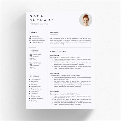 Reverse Chronological Resume Templates Google Docs