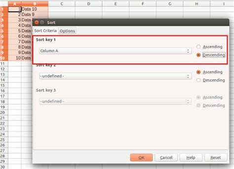 Reversing Row Order Tricks