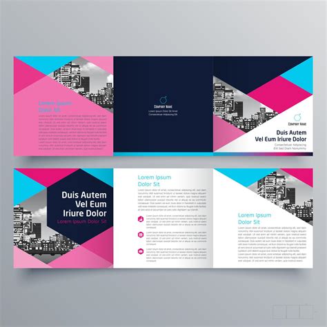 Review Tri Fold Brochure Illustrator