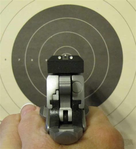 Proper aim for revolver self-defense