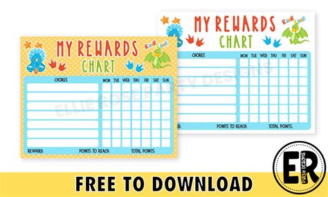 Reward Chart Designs