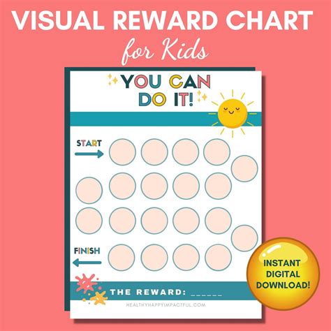 A reward system printable with a focus on achievement