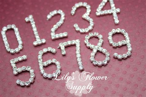 Rhinestone Number Template