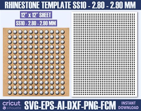 Rhinestone Template 10