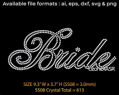 Rhinestone template inspiration for parties