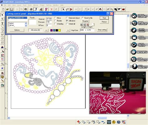 Rhinestone Template Software