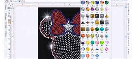 Rhinestone Template Software GIMP