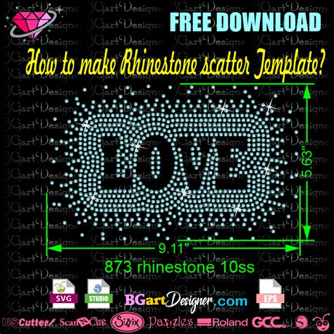 Rhinestone Template Tutorial