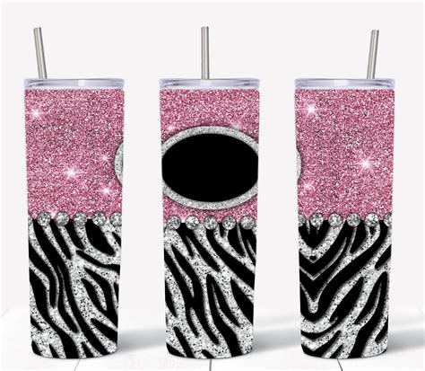 Rhinestone tumbler template design 1