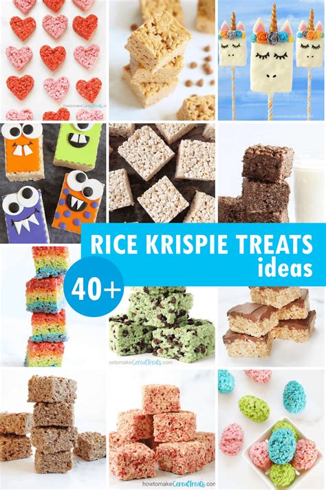 Rice Krispie Treat Ideas