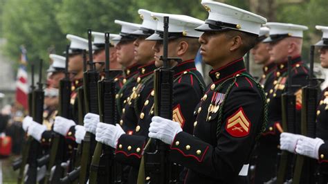 A soldier performing a rifle salute