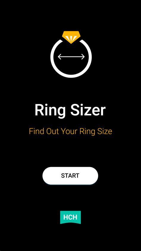 Ring Size App with Measurements