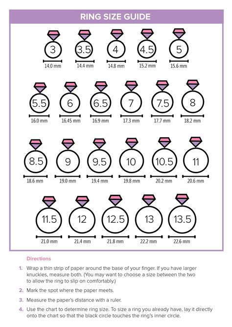 Ring Size Guide 7