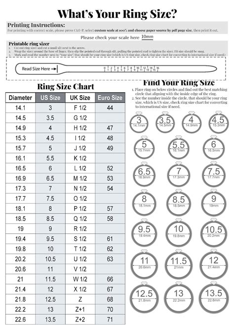 Ring Sizer Guide 1