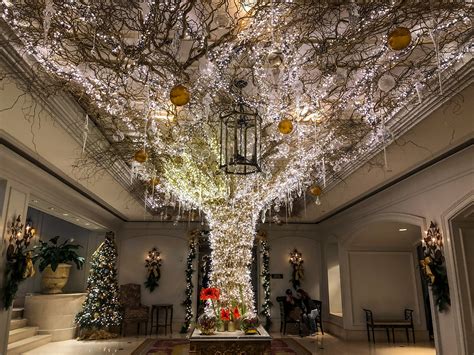 The Ritz-Carlton's festive holiday decorations