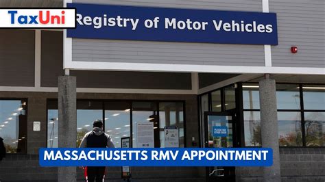 RMV appointment scheduling