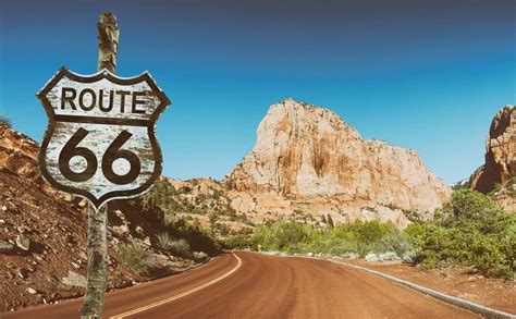 Route 66, a classic American road trip route