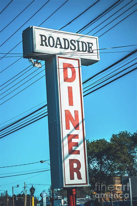 Roadside Diner Sign Template