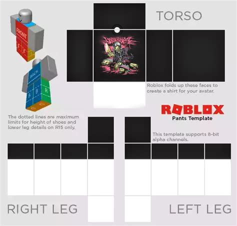 Roblox graphic tee template