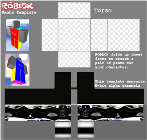 Roblox Pants Template 10