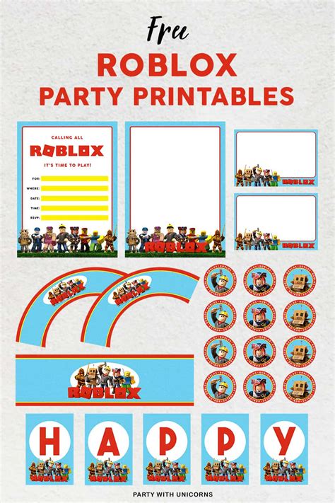 Roblox Printables Gallery 1