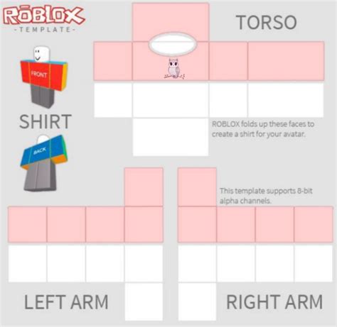 Roblox shirt template design 6