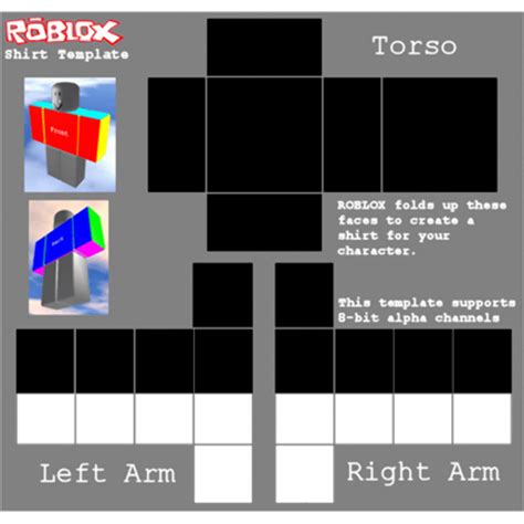 Roblox shirt template resources