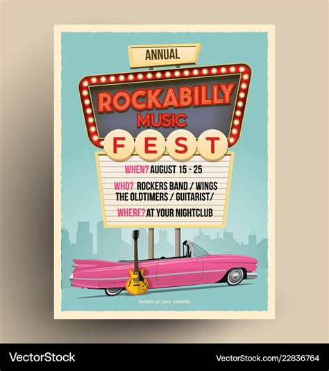 Rockabilly Flyer Template