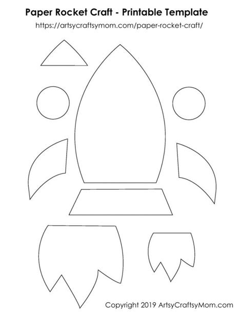 Rocket Ship Craft Templates