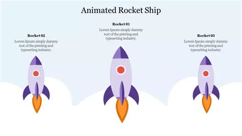 Rocket Ship PowerPoint Template