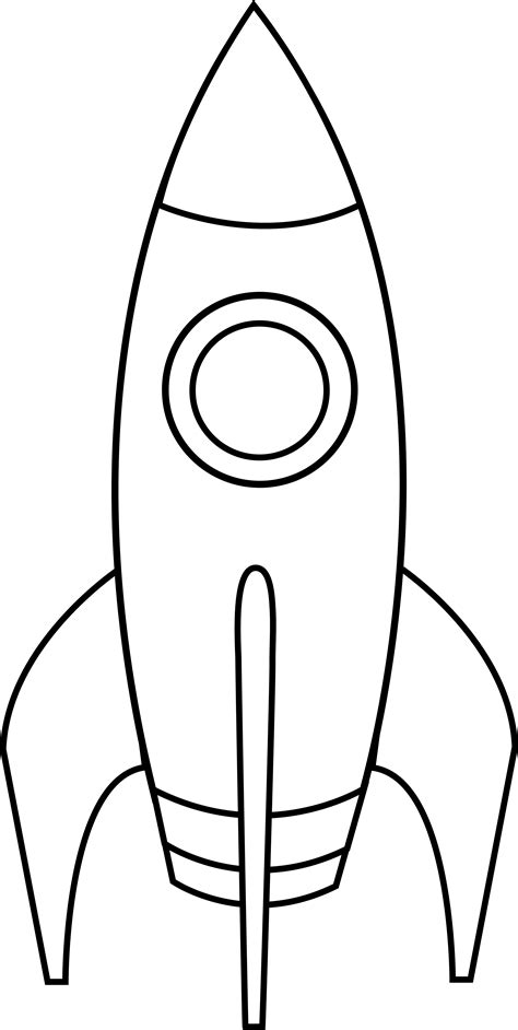 Rocket Ship Template Image 4