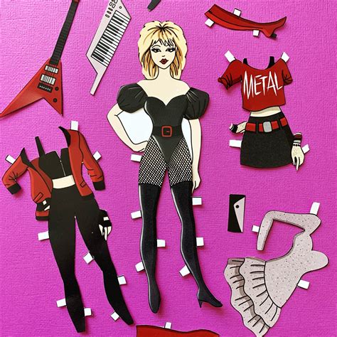 Rockstar Paper Doll