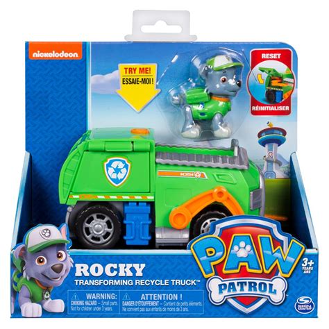 Rocky Paw Patrol recycling truck template