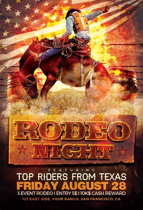 Rodeo Event Flyer Template