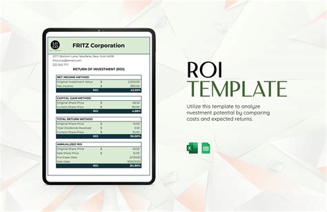 ROI Analysis Template