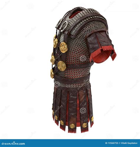 A Roman leather armor template, offering a detailed pattern for creating a lorica segmentata.