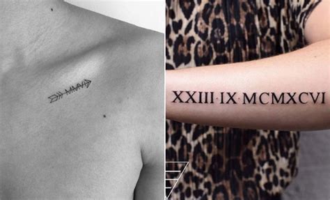 Roman Numeral Tattoo Care