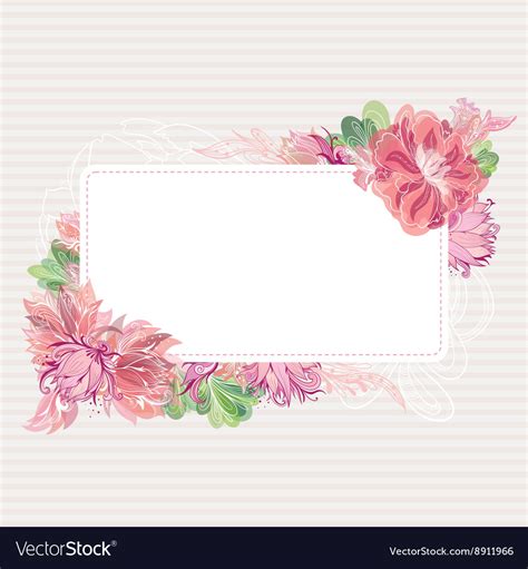 Romantic Floral Template